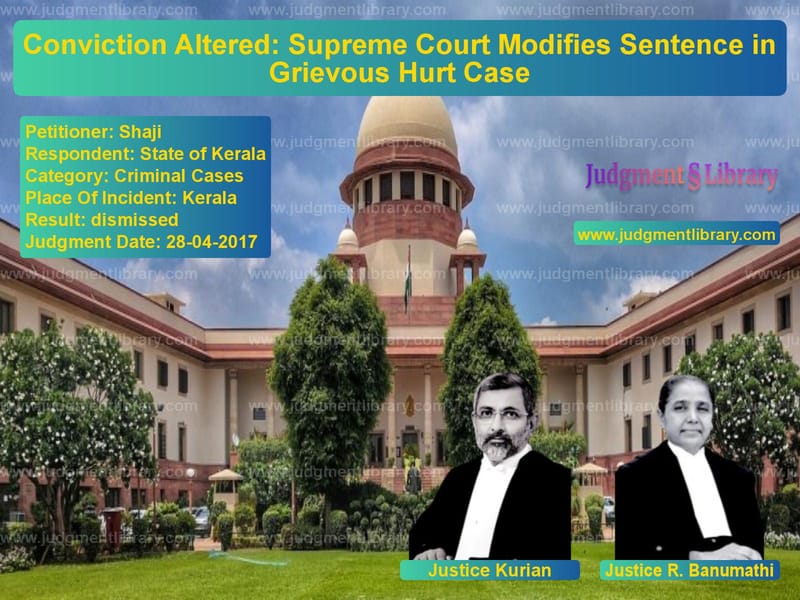 Featured image for Supreme Court Judgment dated 28-04-2017 in case of petitioner name Shaji vs State of Kerala