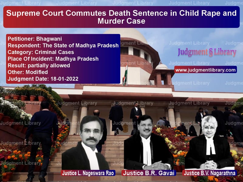 Supreme Court Commutes Death Sentence in Child Rape and Murder Case image for SC Judgment dated 18-01-2022 in the case of Bhagwani vs The State of Madhya Pradesh