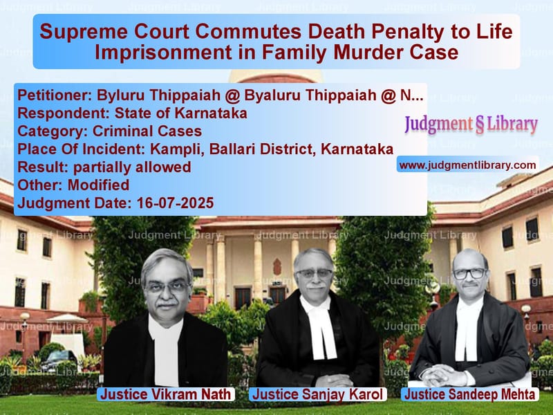 Supreme Court Commutes Death Penalty to Life Imprisonment in Child Rape-Murder Case image for SC Judgment dated 16-07-2025 in the case of Jai Prakash vs State of Uttarakhand
